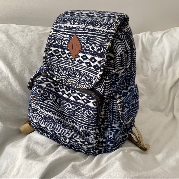 Jersey Aztec Print Backpack-Madden Girl - Picture 3 of 10